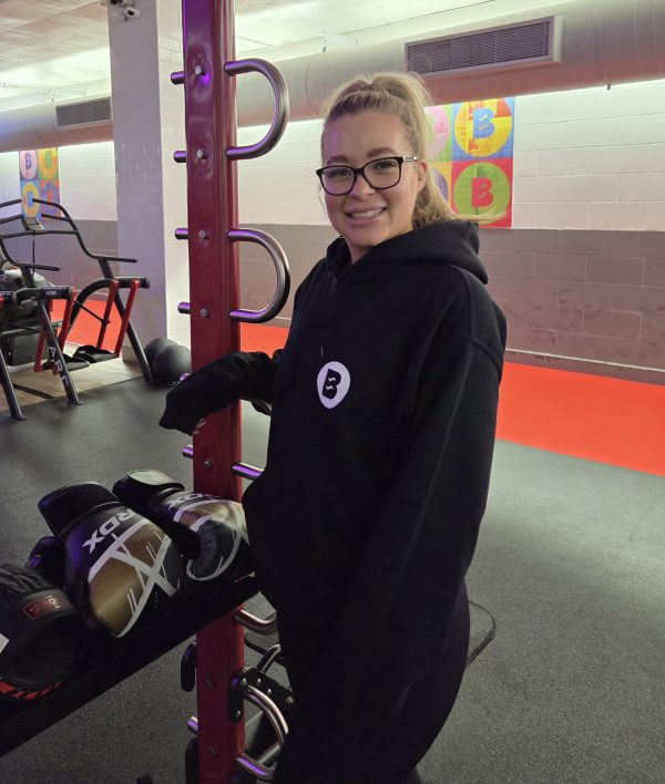 Gym instructor Becky